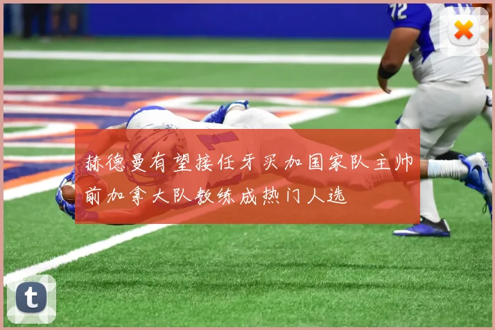 赫德曼有望接任牙买加国家队主帅前加拿大队教练成热门人选